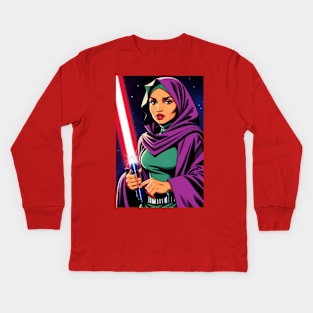 THE SQUAD-ILHAN OMAR 16 Kids Long Sleeve T-Shirt